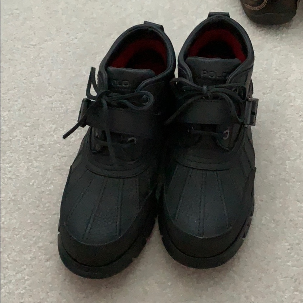 Black Polo Ralph Lauren Boots